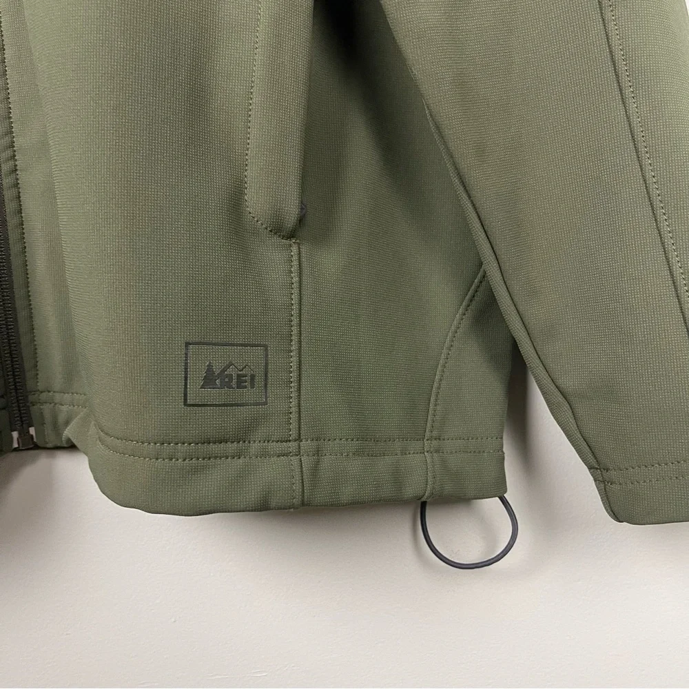 REI Olive Green Jacket Men's XL - Picture 5 of 9